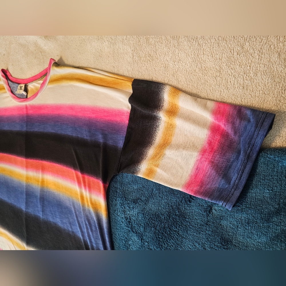 Sew In Love Multi Color Striped Top - Picture 4 of 9